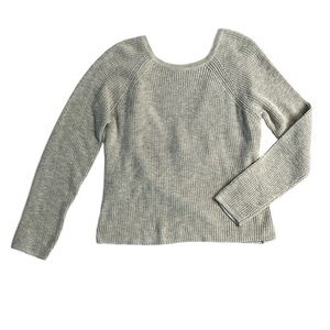 Aerie open back knit Sweater beige size medium NWT